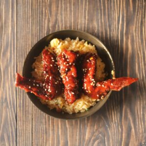BBQ Wings Rice Bowl