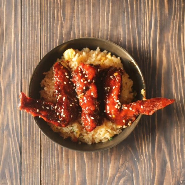 BBQ Wings Rice Bowl
