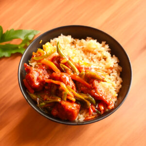 Chilli Chicken Rice Bowl